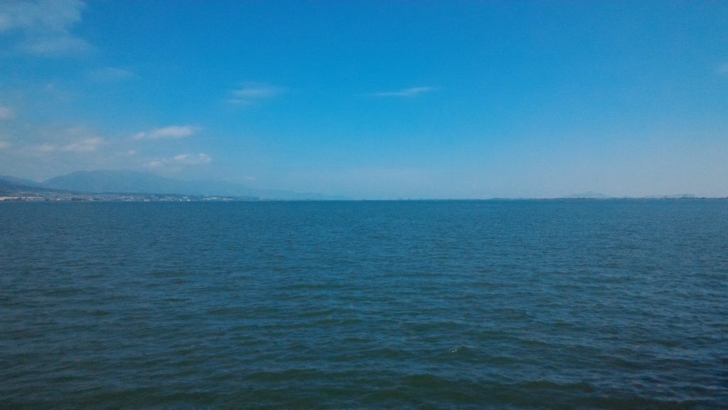 広大な琵琶湖