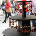 とんぼ玉のストラップ