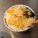 食品サンプルの天丼