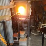 ごうごうと燃える窯