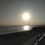 茅ヶ崎市の海岸沿い