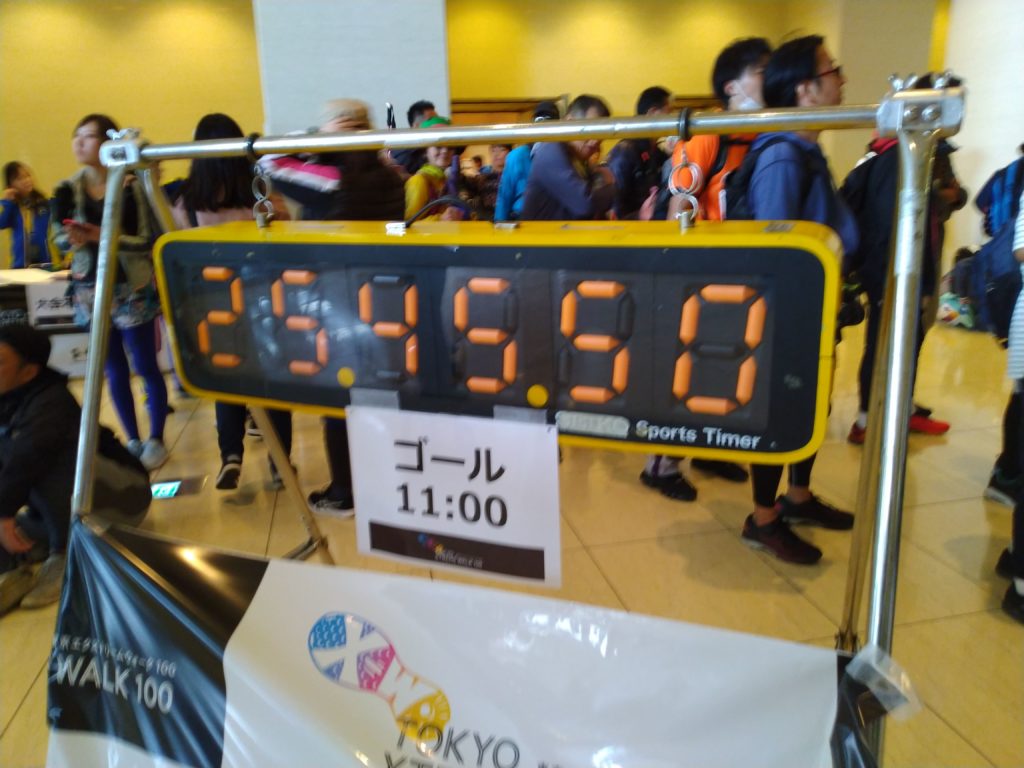 エクストリームウォーク、ゴールの瞬間