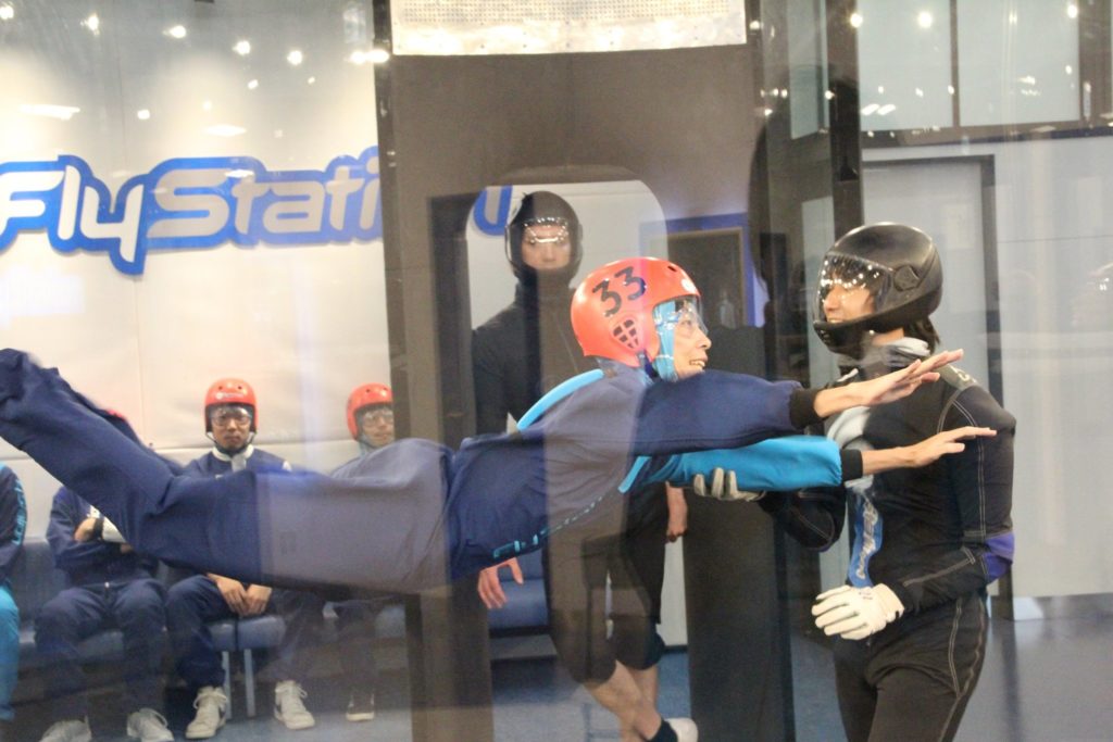 FlyStation Japanのインドアスカイダイビング