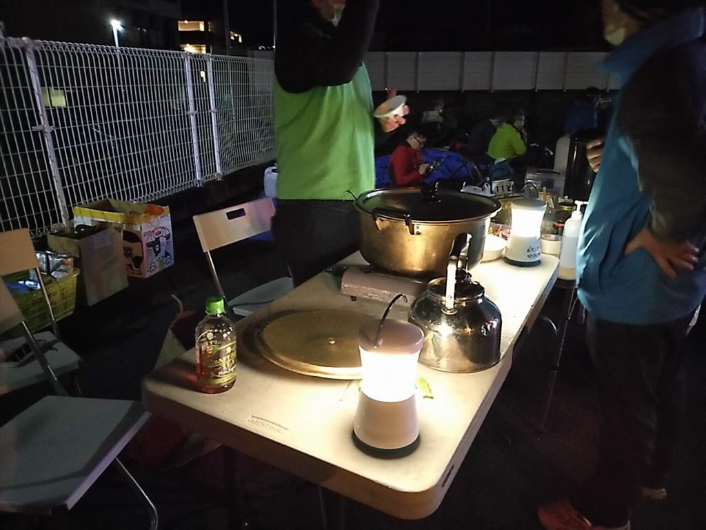 第2エイドの食事