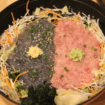 とびっちょの生しらすとねぎとろ丼