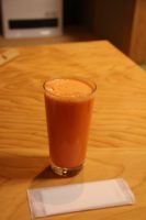 搾りたての野菜ジュース!